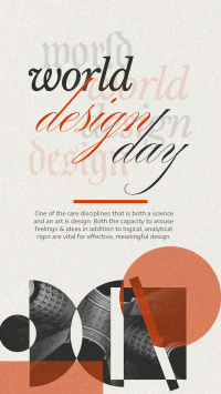 Contemporary Abstract Design Day Facebook Story