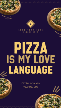 Fun Pizza Quotes Instagram Story Design