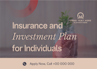 Insurance and Investment Postcard