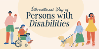 Simple Disability Day Twitter Post