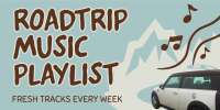 Roadtrip Music Playlist Twitter Post