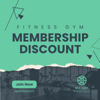 Fitness Membership Discount Instagram Post