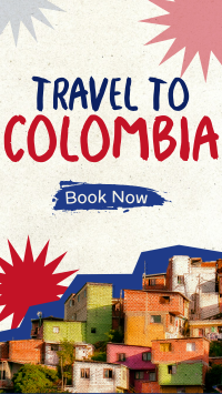 Travel to Colombia Paper Cutouts Instagram Reel Image Preview