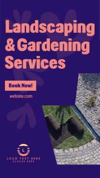 Landscaping Services Facebook Story Design