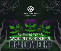 Halloween Greeting Facebook Post