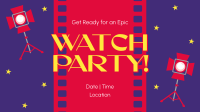 Quirky Watch Party Animation
