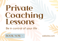 Private Coaching Postcard