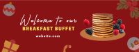 Holiday Breakfast Restaurant Facebook Cover