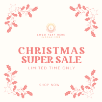 Christmas Super Sale Instagram Post