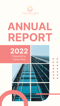 Annual Report Cover Instagram Story