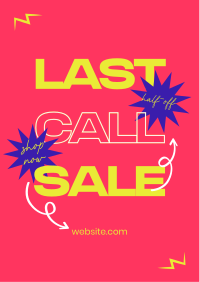 Final Call Discounts Flyer