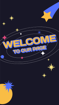 Galaxy Generic Welcome Instagram Reel Image Preview