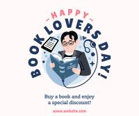 Book Lovers Day Sale Facebook Post