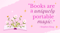 Book Magic Quote Animation