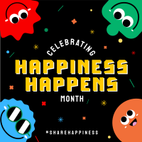 Share Happiness Instagram Post