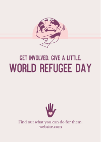 World Refugee Day Dove Flyer