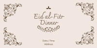 Fancy Eid Dinner  Twitter Post