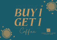 Coffee Promo Postcard Design