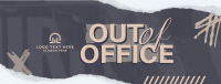 Grunge Out Of Office Facebook Cover