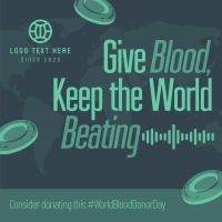 Blood Donation Instagram Post Design