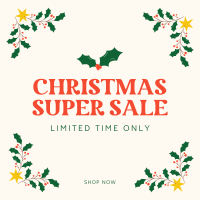 Christmas Super Sale Instagram Post