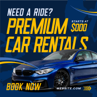 Premium Car Rentals Instagram Post
