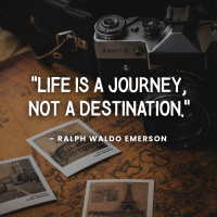 Life is a Journey Linkedin Post