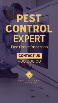 Pest Control Specialist Instagram Story