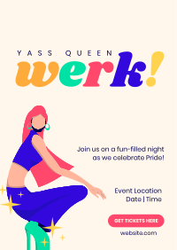 Yass Queen Werk! Poster