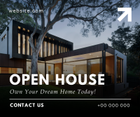 Modern Open House Today Facebook Post