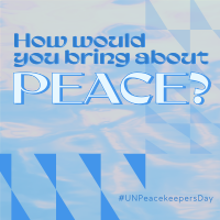 Day of UN Peacekeepers Instagram Post Design