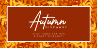 Leafy Autumn Giveaway Twitter Post