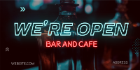 Neon Now Open Twitter Post