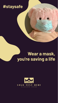 No Mask, No Entry Instagram Story