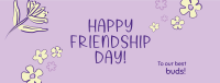 Floral Friendship Day Facebook Cover