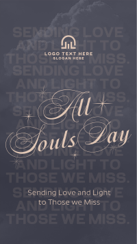 Trendy All Souls Day Greeting Instagram Reel Image Preview