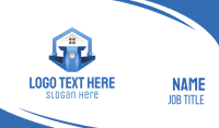 Blue Business Card example 2