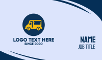 Van For Hire Business Card example 4