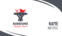 Horn Business Card example 1