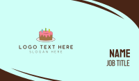 Birthday Cake Business Card