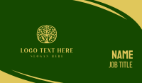 Gold Tree Spa  Business Card Design