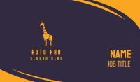 Colorful Giraffe Business Card