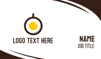 Coffee & Egg Business Card Design