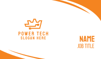 Tech Crown Circuit Business Card