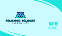 Modern Gradient Polar Bear Business Card Image Preview