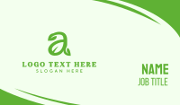 Abstract A Leaf Business Card Design