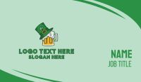 St. Patrick's Day Beer Business Card Design
