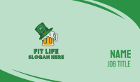 St. Patrick's Day Beer Business Card