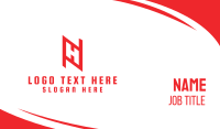 Red Diamond H Business Card