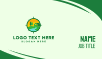 Travel Compass Haven Business Card Design